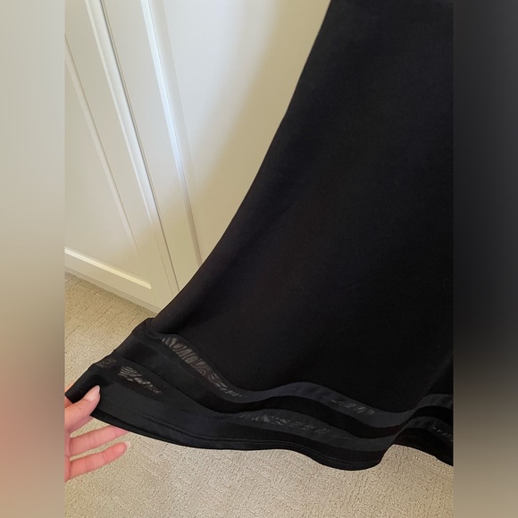 Black Dress with Mesh Details - Picture 2 of 5